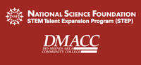 DMACC and NSF STEP Logos