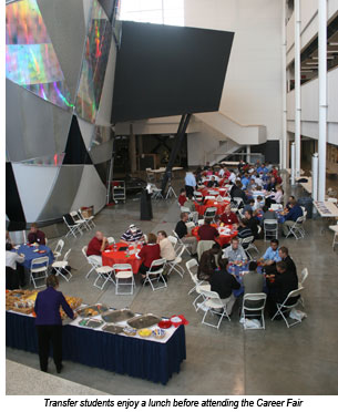 Pre-Career Fair transfer student luncheon